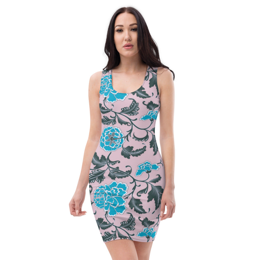 Chinese Flowers Dress