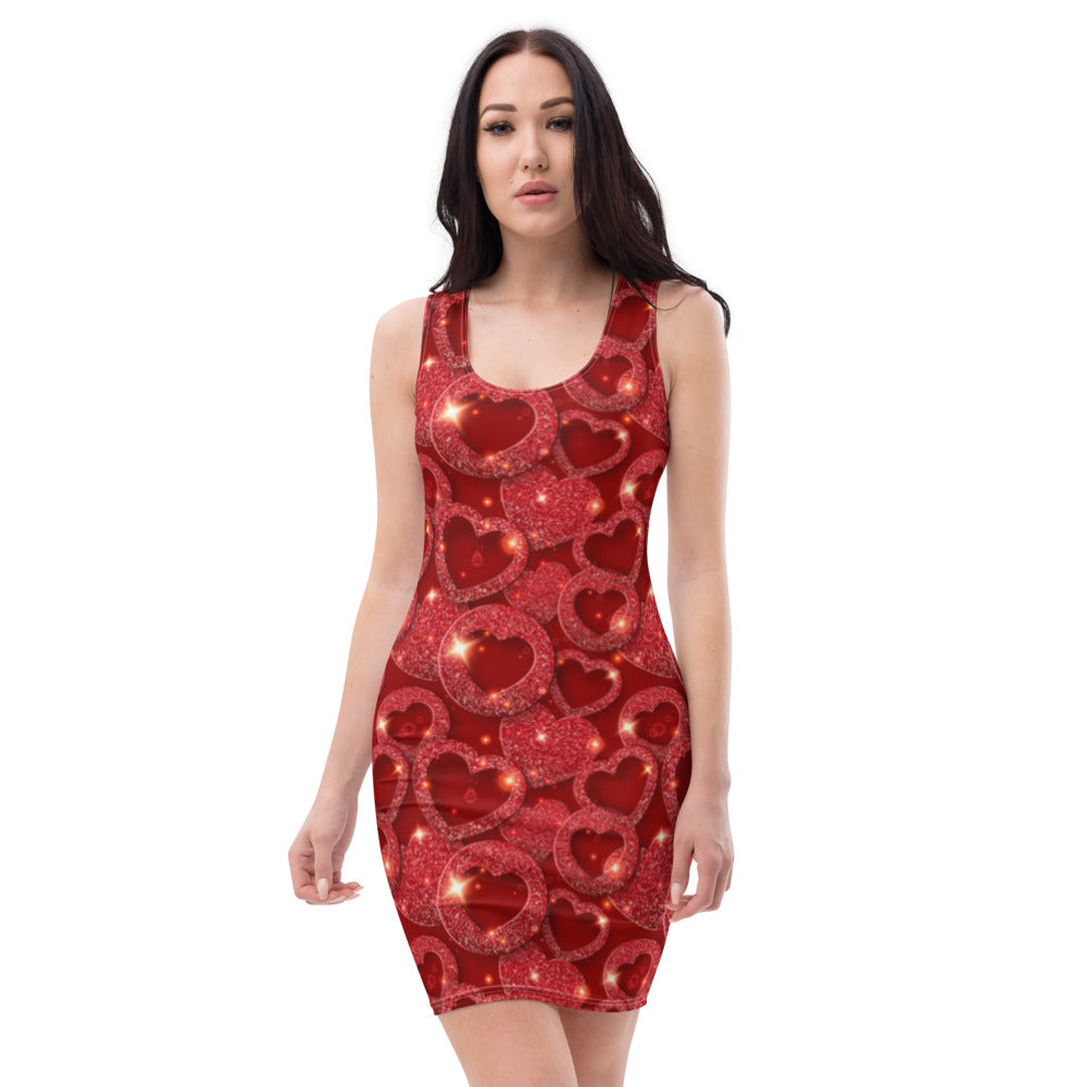 Lovely Red Hearts Dress