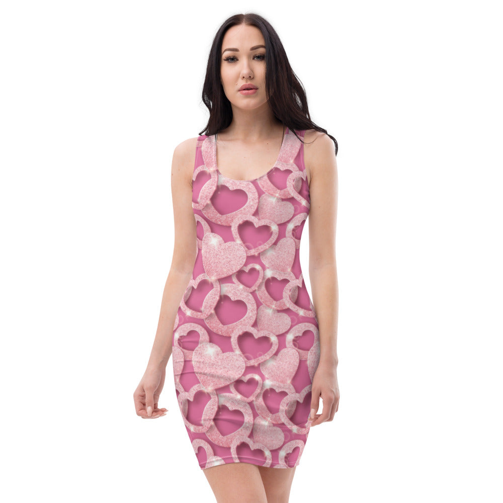 Lovely Pink Hearts Dress