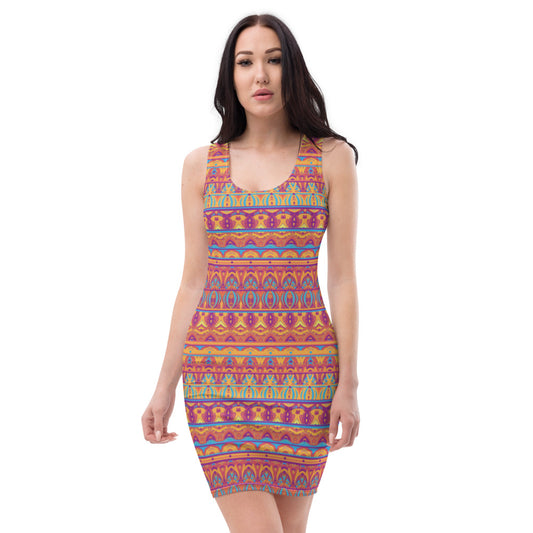 Ethnic Pattern Dress