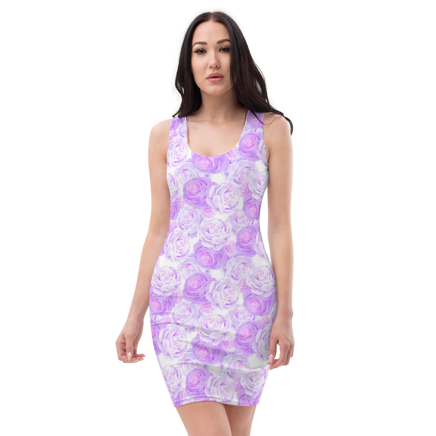 Purple Roses Dress