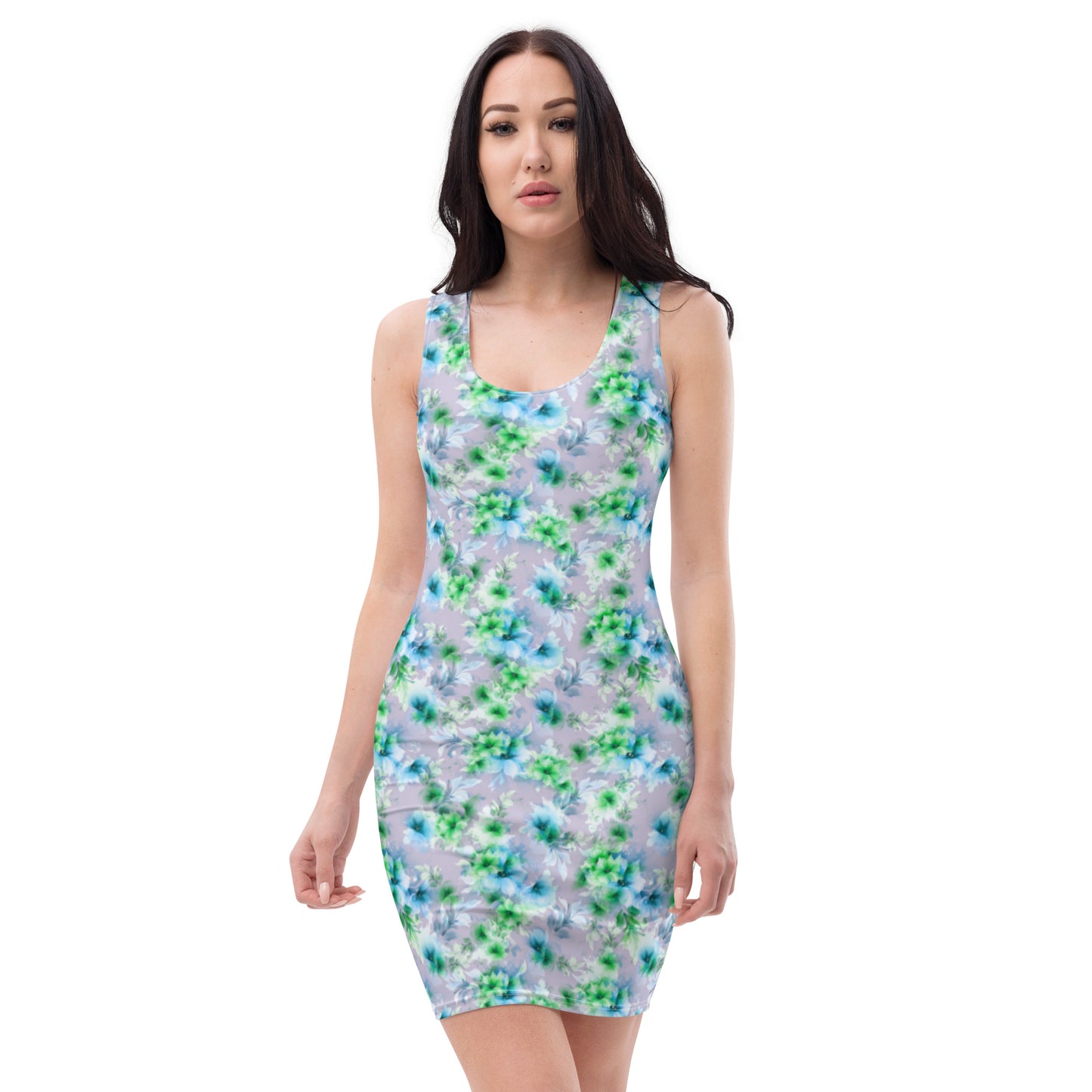 Colorful Abstract Flower Dress