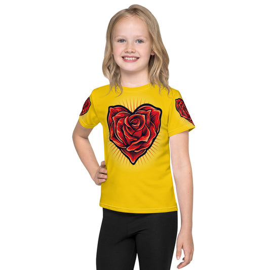 Beautiful Blooming Roses Kids T-shirt