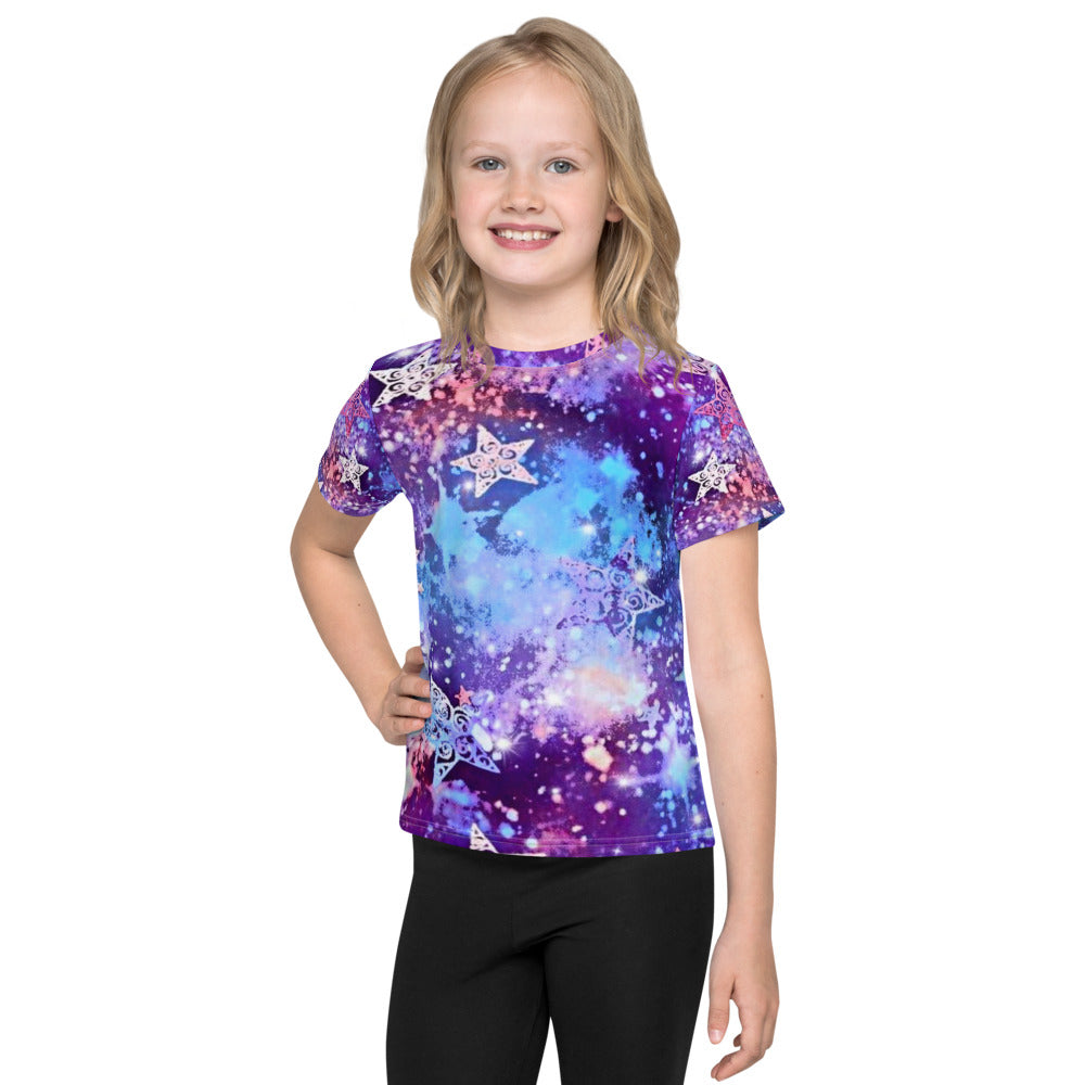 Her Starry Nights Kids T-shirt