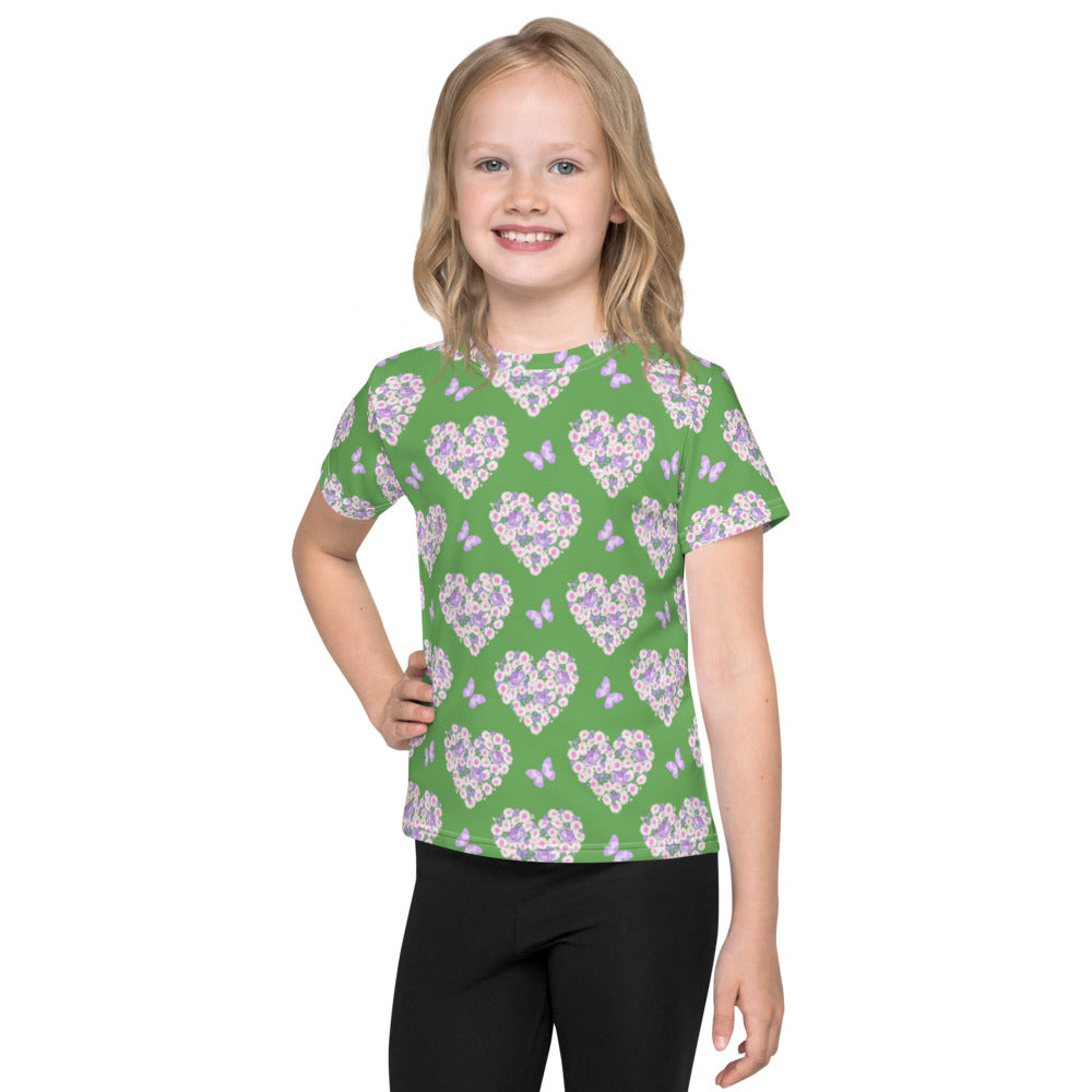 Heart Shape Roses Kid's T-shirt