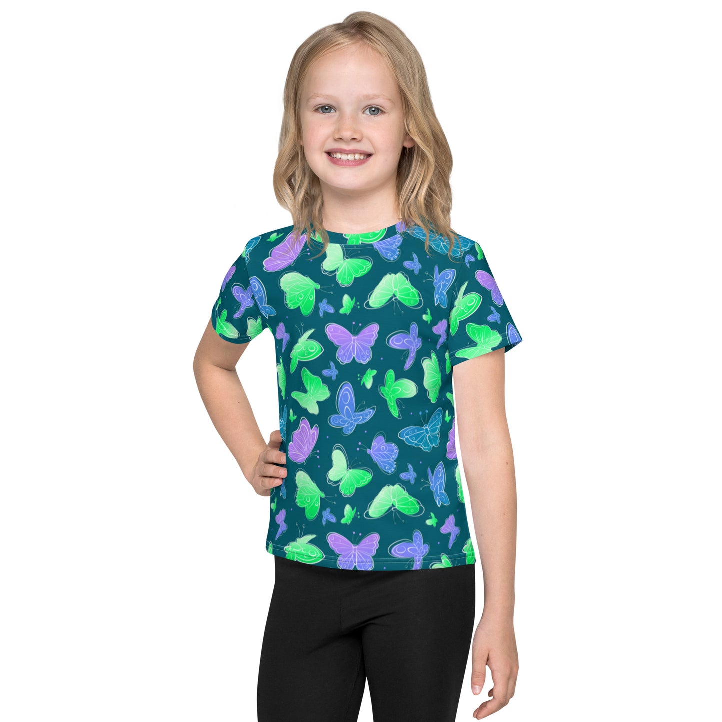 Kids Colorful Butterflies t-shirt