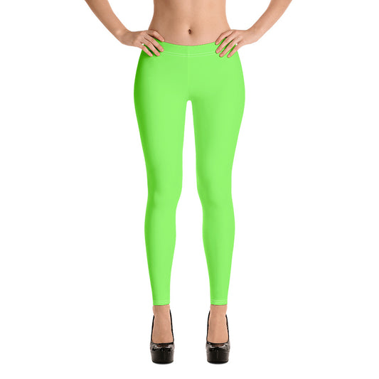 Lime Green Excuses Don't Burn Calories Leggings