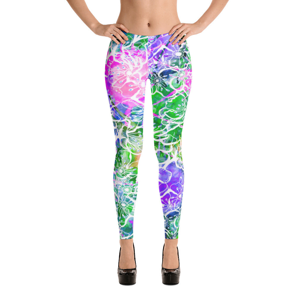 Colorful Flowers Leggings