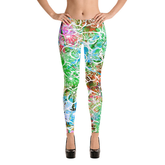 Colorful Flowers Leggings