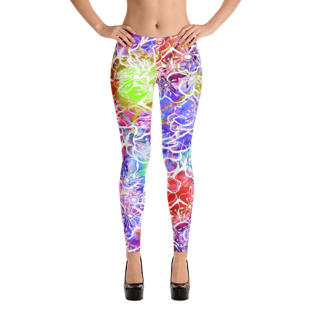 Colorful Flowers Leggings