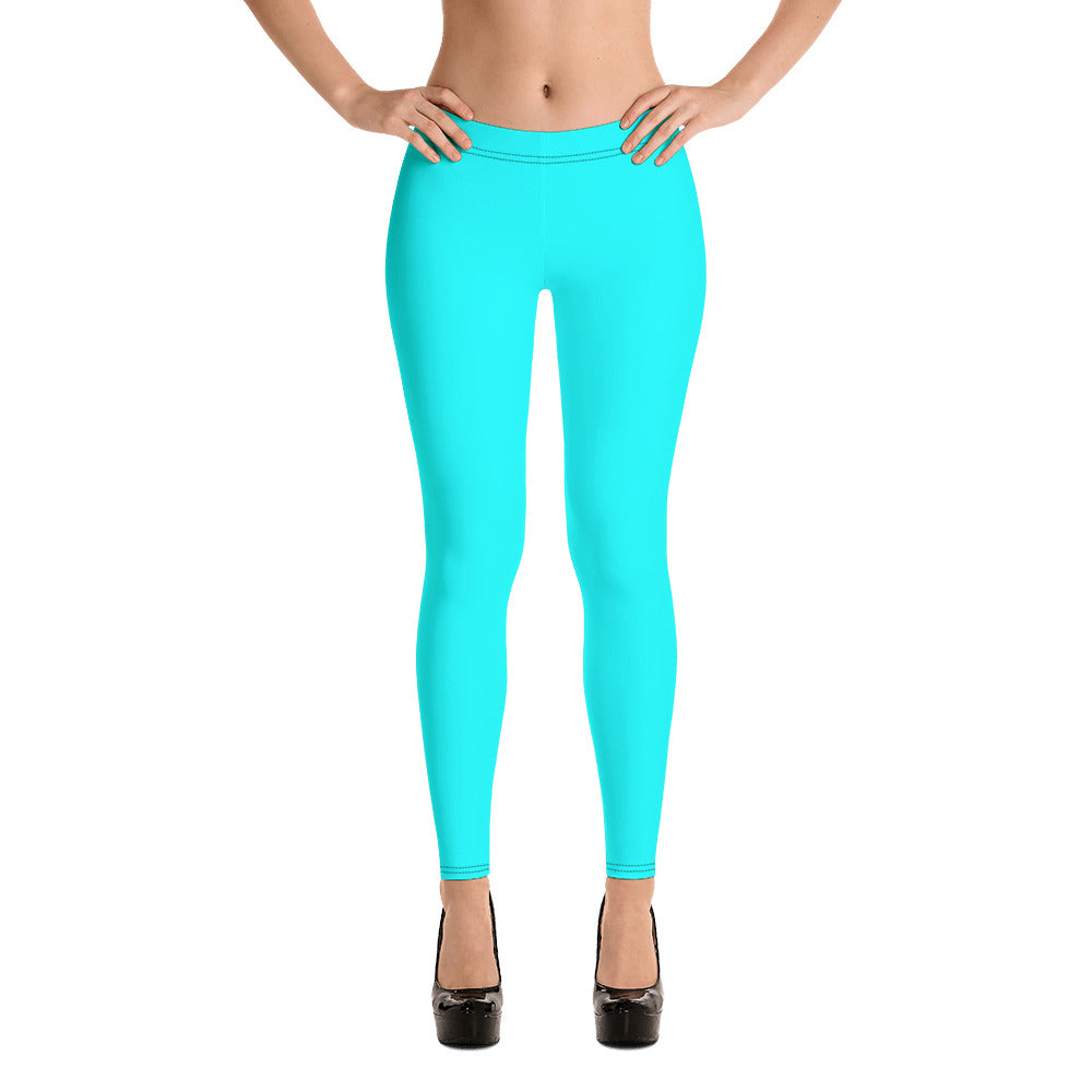 Made With Love Light Blue Leggings