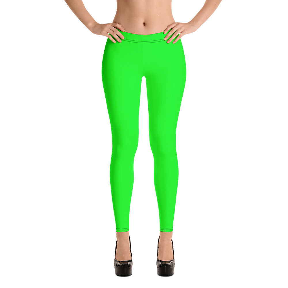 Made With Love Lime Green Leggings