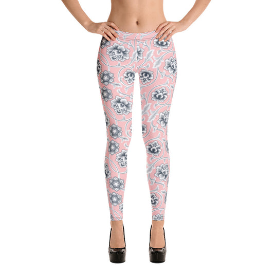 Chinese Flowers Leggings