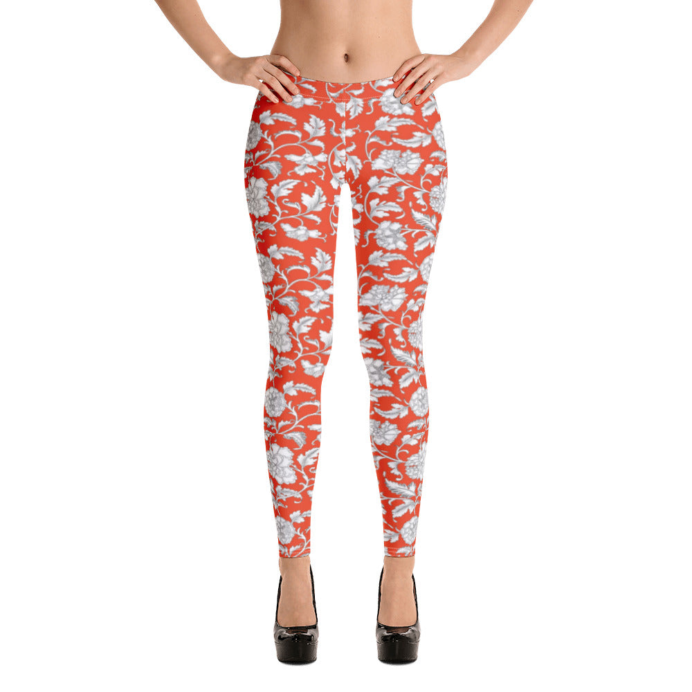 Chinese Flowers Leggings