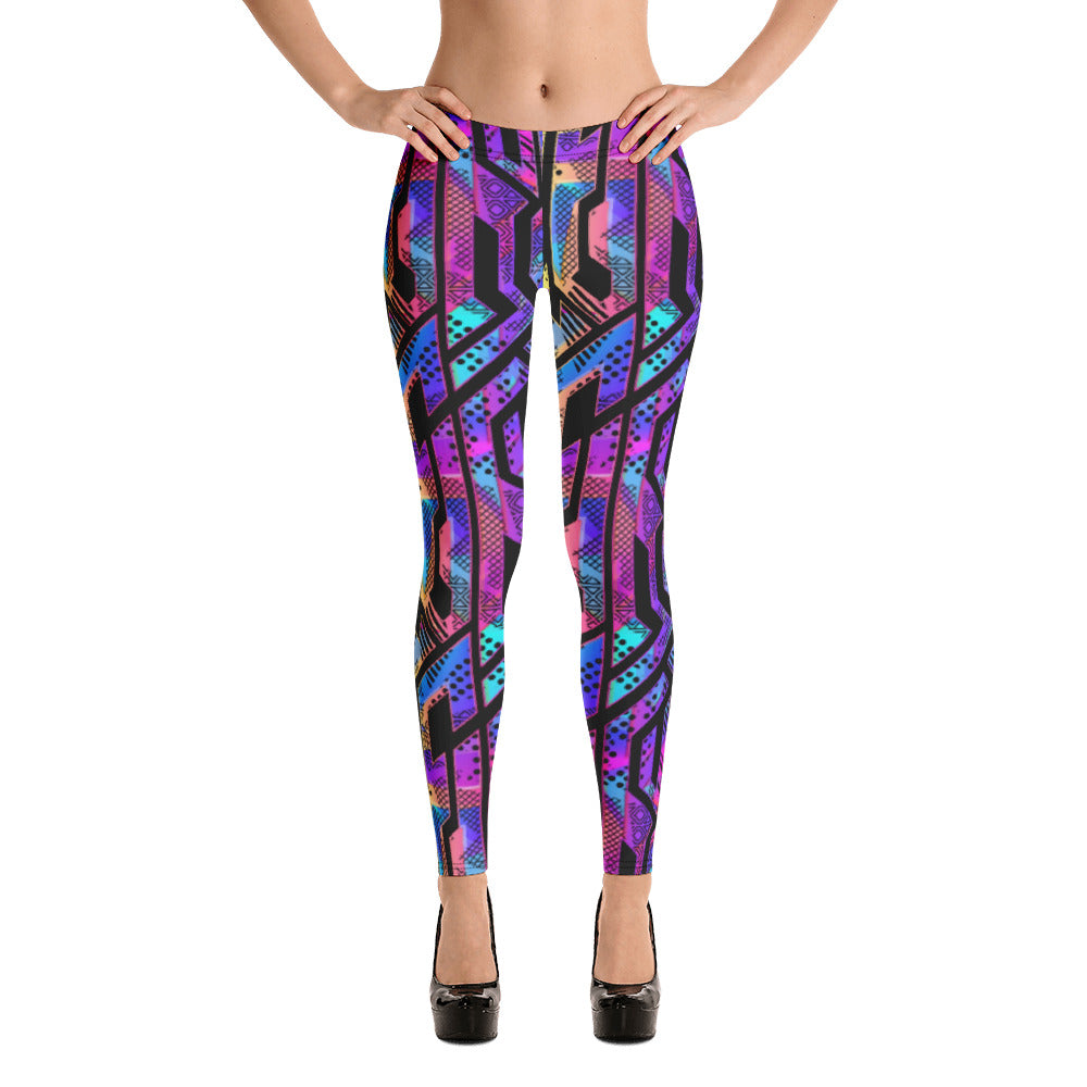 Rainbow Geometric Leggings