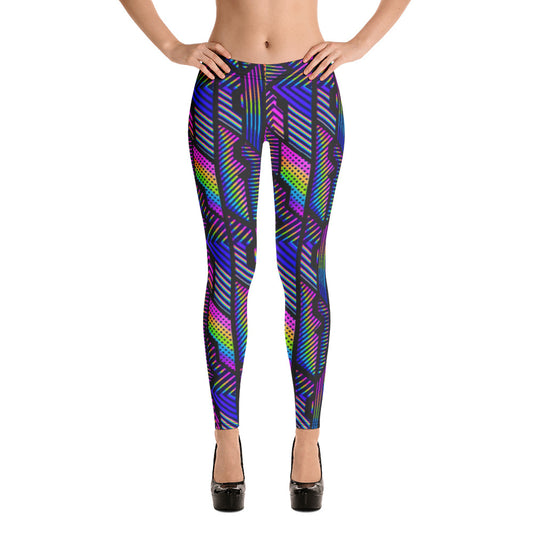 Rainbow Geometric Leggings