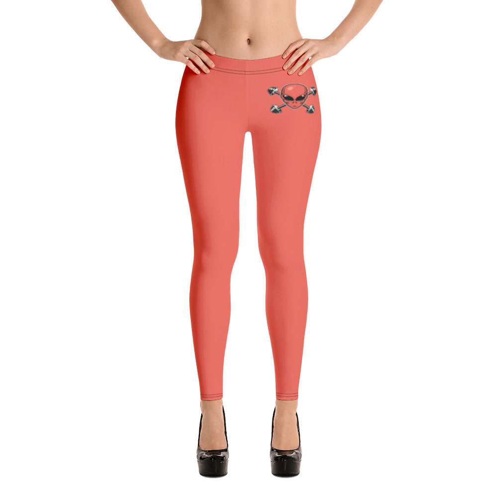 Red Alien Gym Leggings