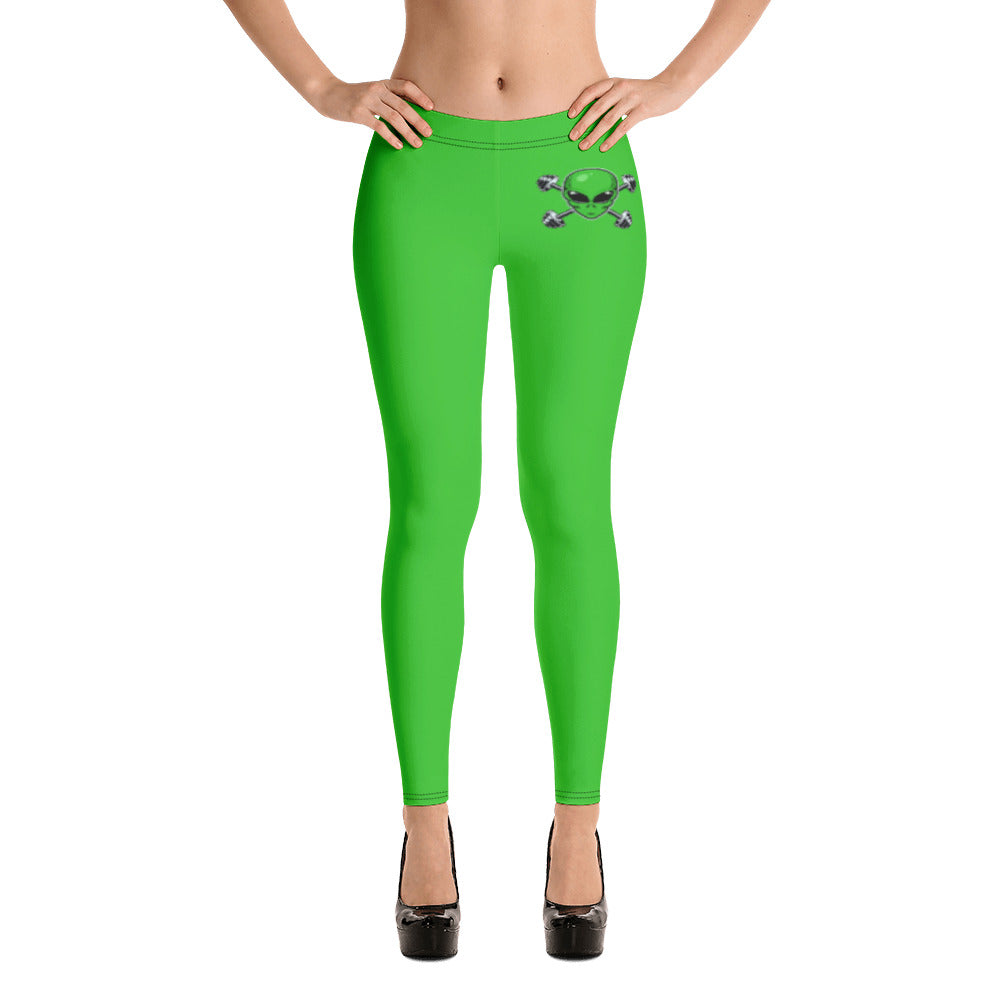 Green Alien Gym Leggings