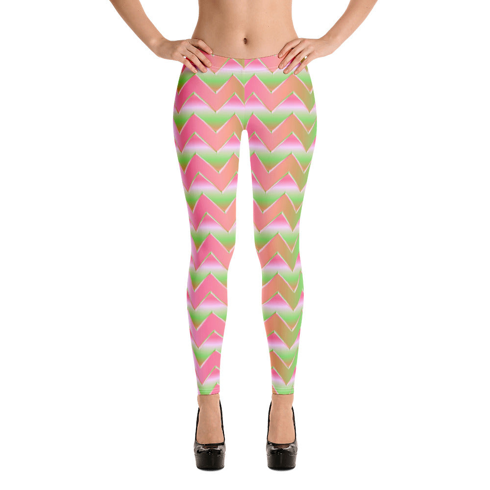 Colorful Zigzags Leggings