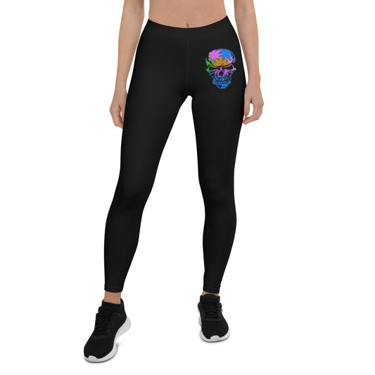 Psychedelic Skull Leggings