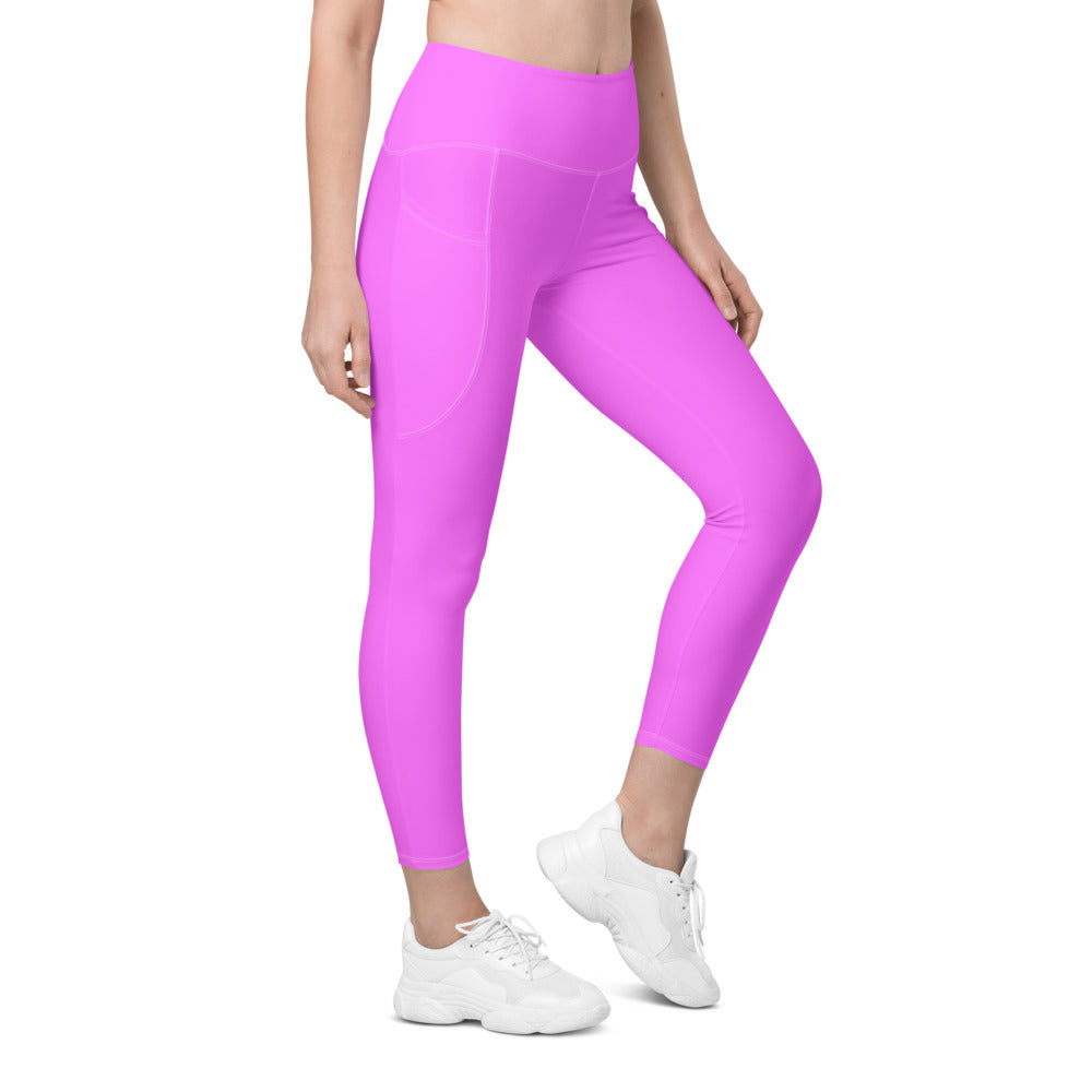 Pink Leggings with pockets