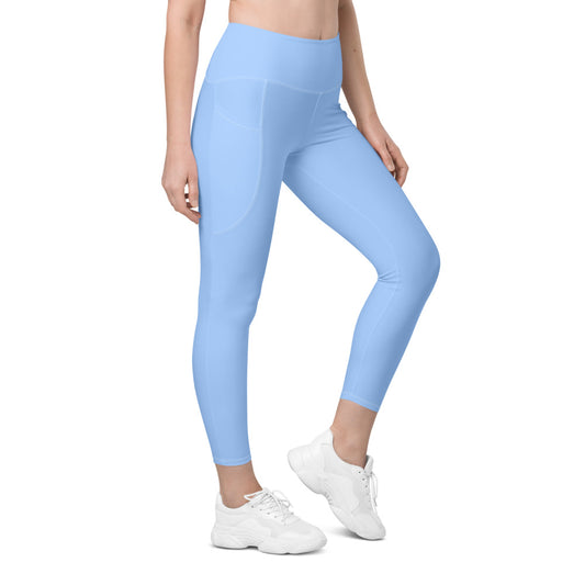 Sky Blue Leggings with pockets