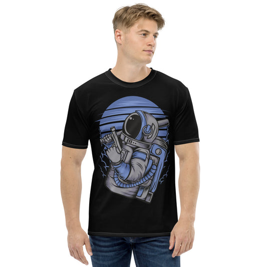 Black & Blue Astronaut Status Men's T-shirt