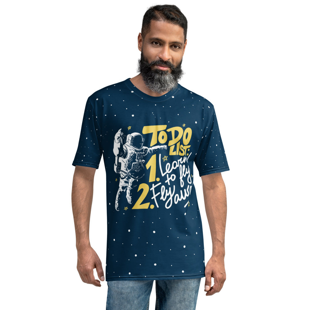 Learn To Fly Astronaut Status Men's T-shirt