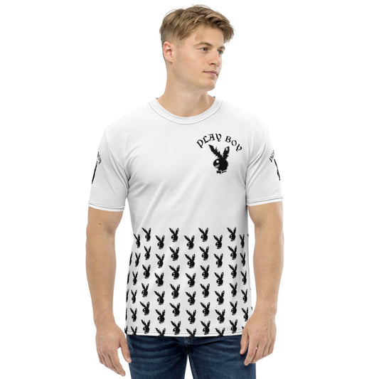 White & Black Play Boy Men's T-Shirt