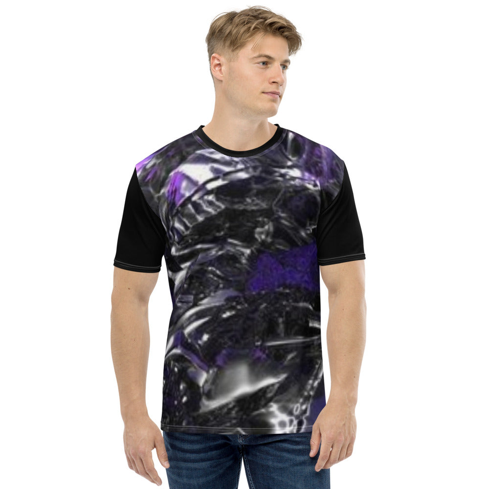 Play Time Purple & Black Men's T-shirt