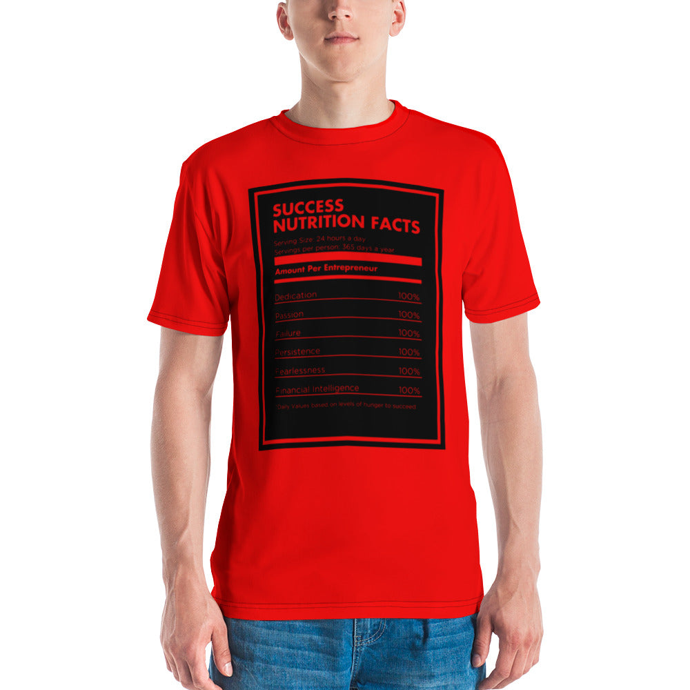 Red & Black Success Men's T-shirt