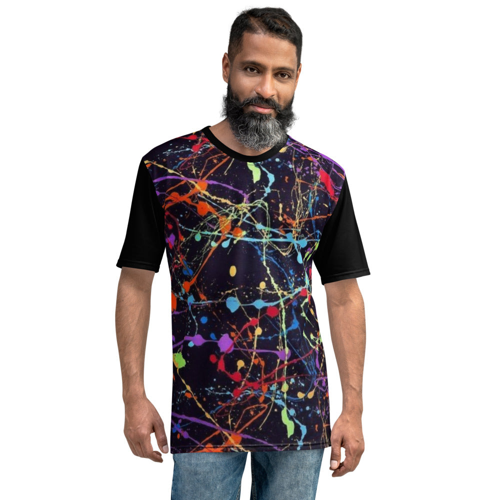 Wet Paint Black Men's T-shirt