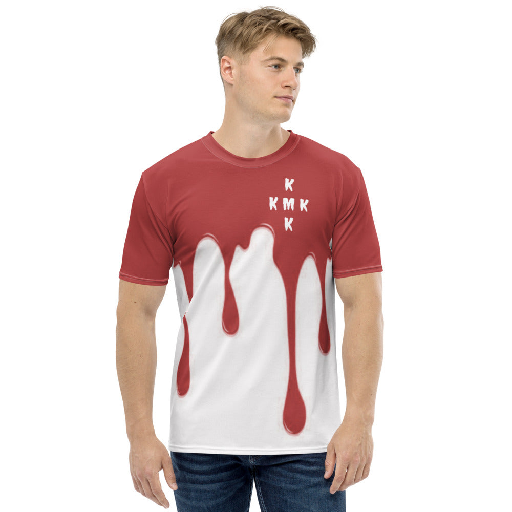 Red Paint Drippin Men's T-shirt