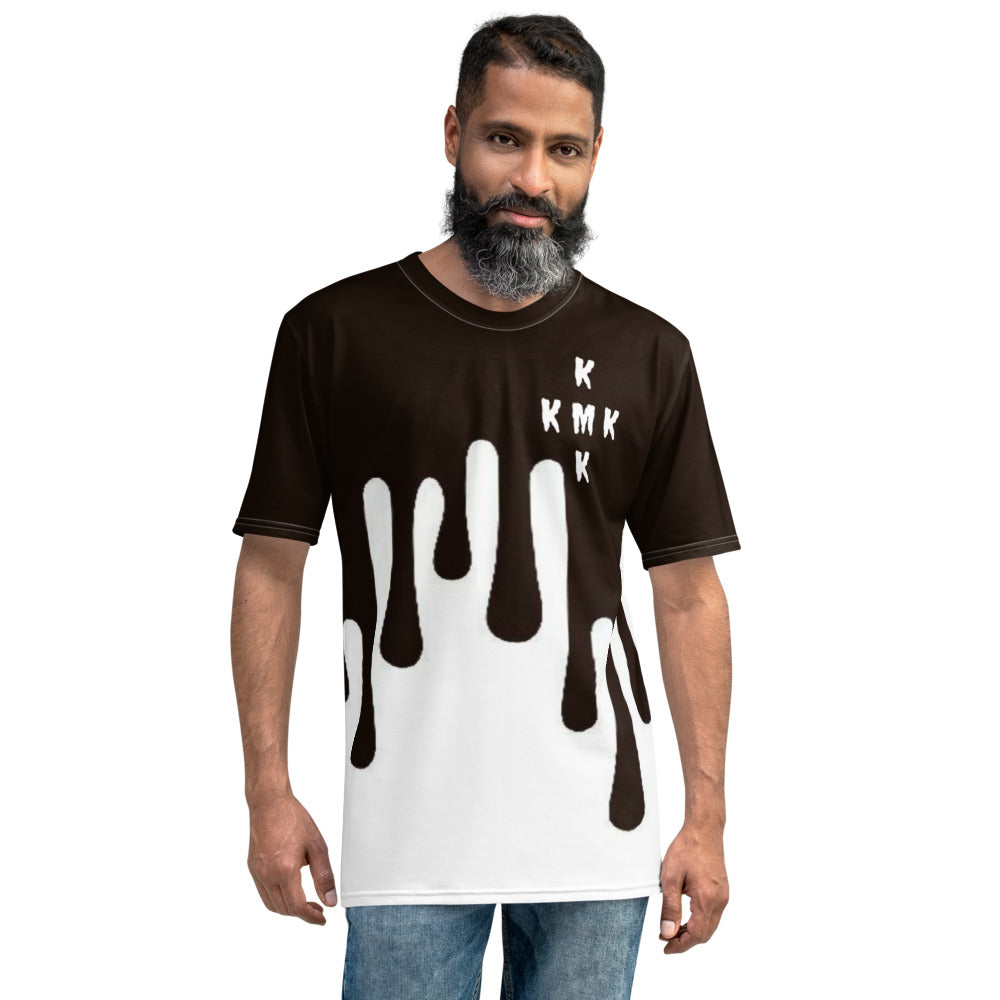 Black & White Paint Drippin Men's T-shirt