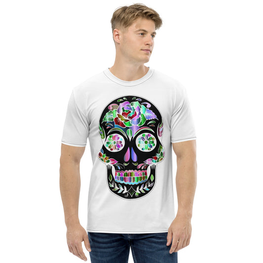 Rainbow Sugar Skull Men's T-shirt