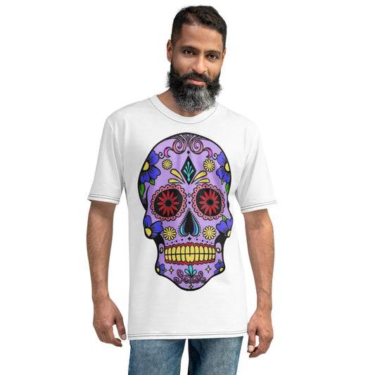 Sugar Skull White Men's T-shirt