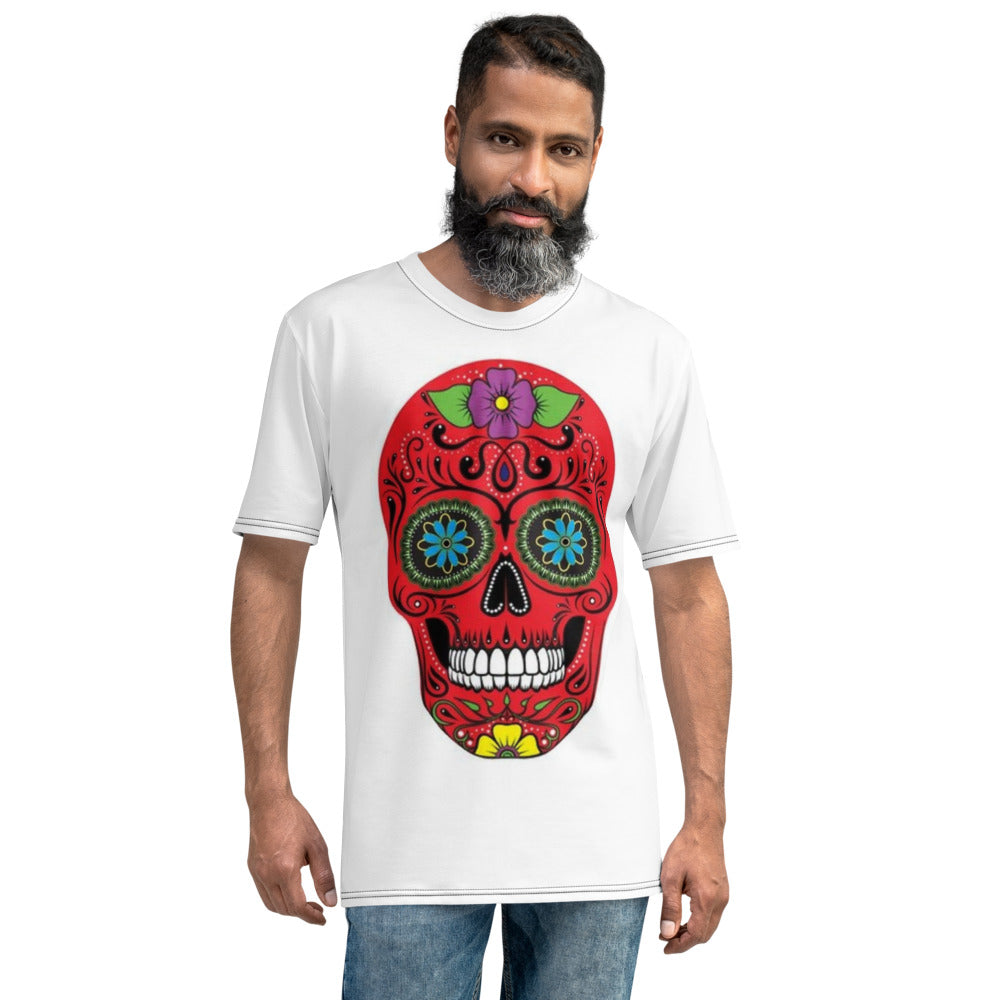 Sugar Skull White Men's T-shirt