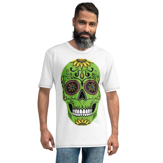 Sugar Skull White Men's T-shirt