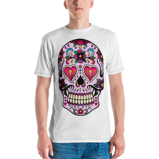 Sugar Skull White Men's T-shirt