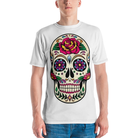 Sugar Skull White Men's T-shirt