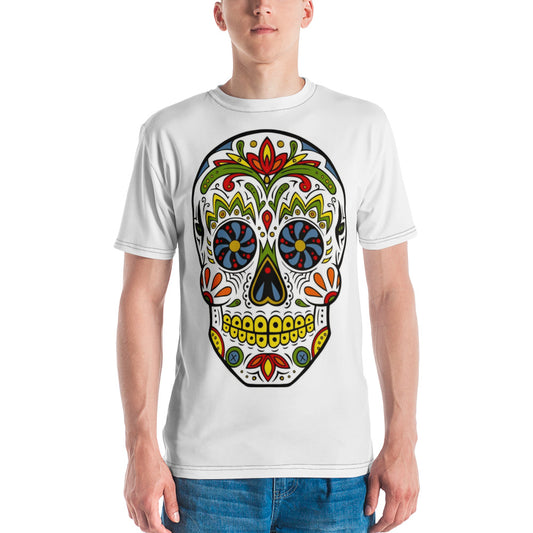 Sugar Skull White Men's T-shirt