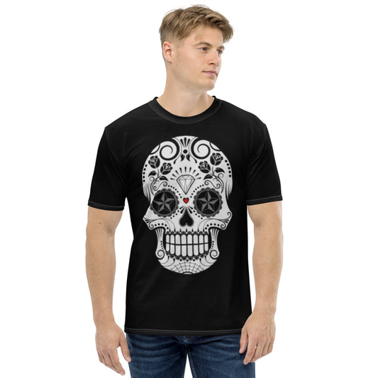 Sugar Skull Black Men's T-shirt