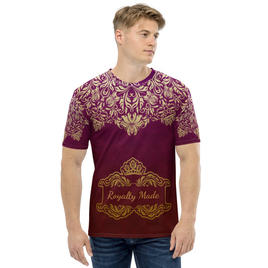 Royalty Made Maroon Men's T-shirt