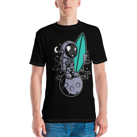 Astronaut Status Surfer Dude Men's T-shirt