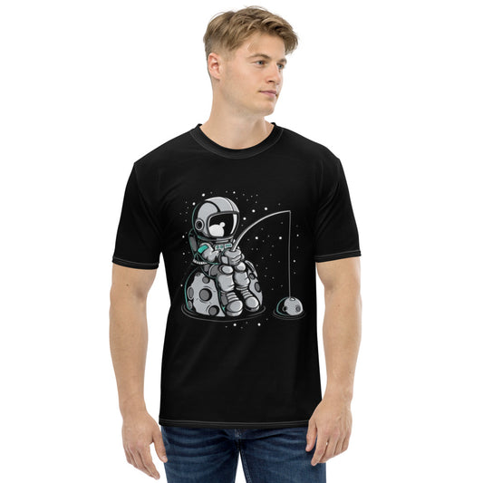 Astronaut Status Fisherman Men's T-shirt