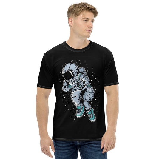 Astronaut Status Basketball Player Men's T-shirt