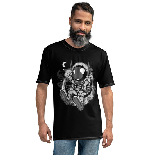 Astronaut Status Man On The Moon Men's T-shirt