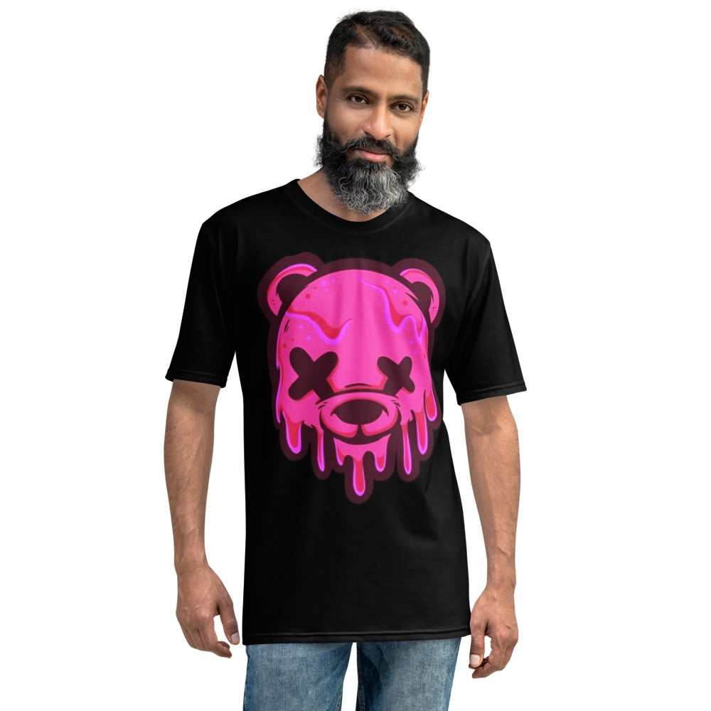 Hot Pink Ice Cream Teddy Men's T-shirt