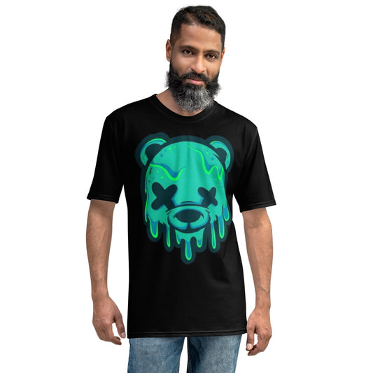 Teal Ice Cream Teddy Men's T-shirt