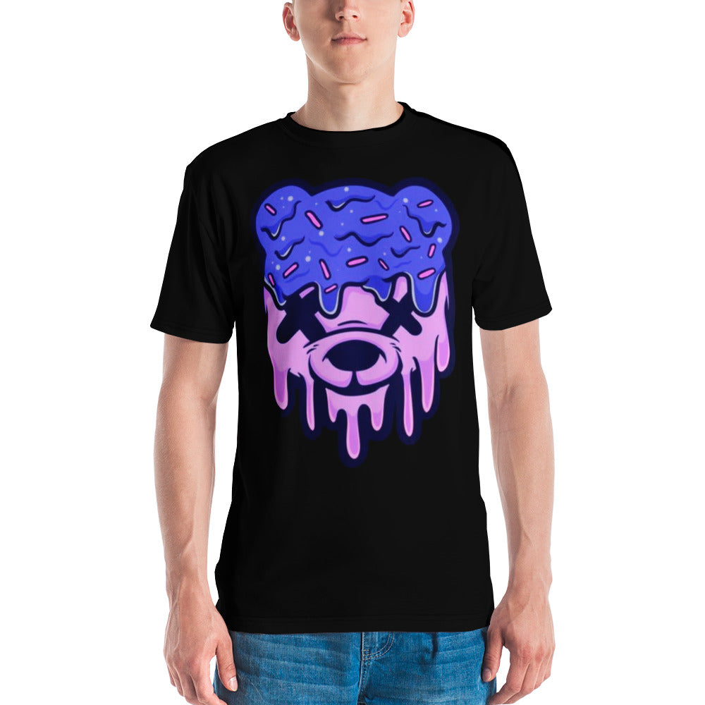 Purple & Blue Ice Cream Teddy Men's T-shirt